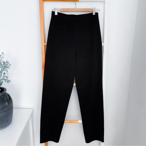 Misook Two Piece Set Top And Pants Black Silver Hardware Suite Long Sleeve - Picture 5 of 16